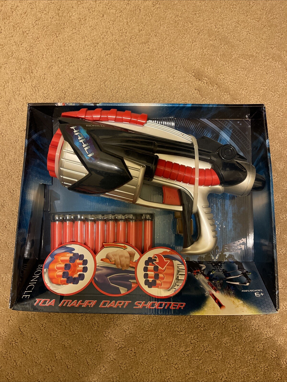 Lego Bionicle Dart Shooter Gun Toa Mahri Hahli NEW in BOX Hard to Find 2007 MINT