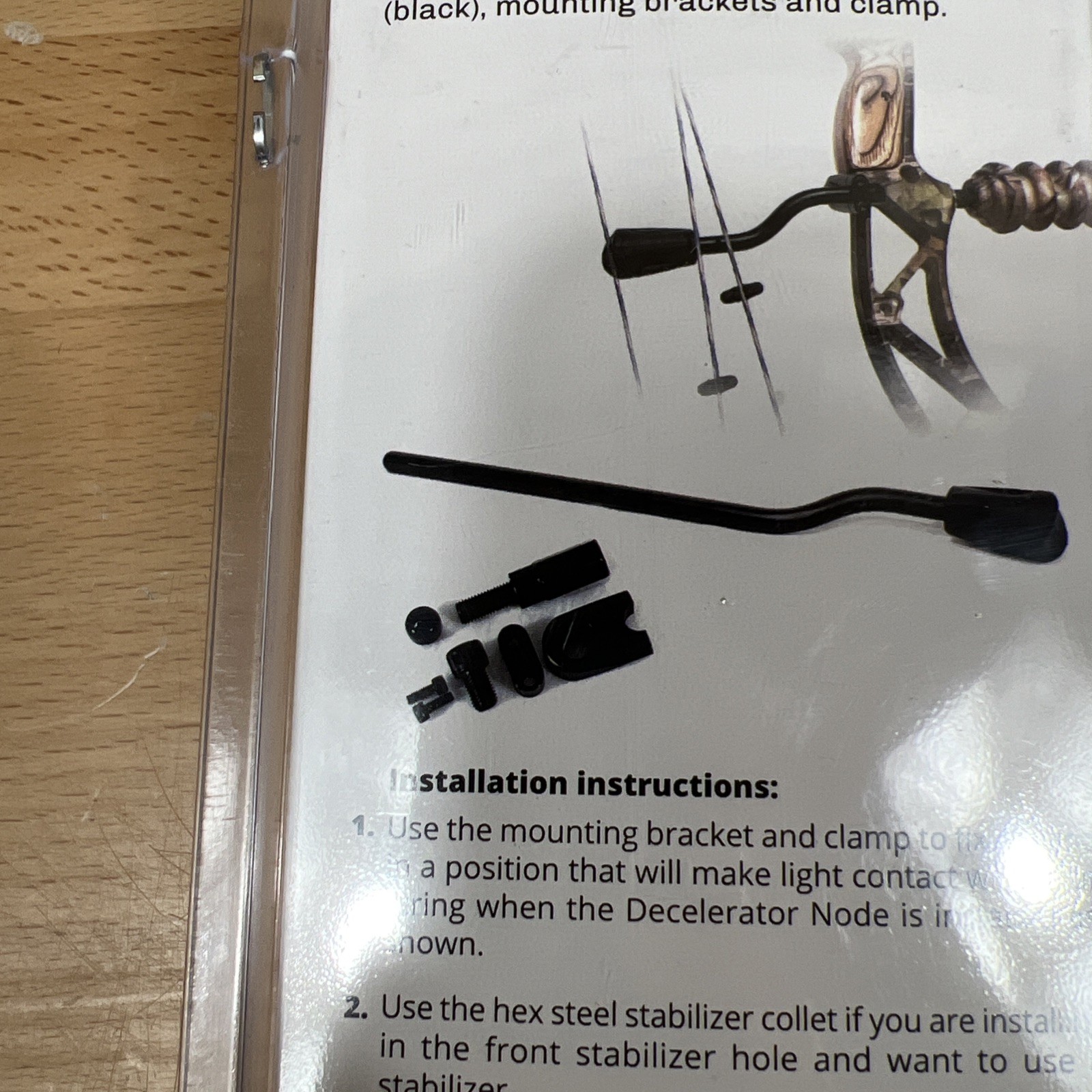 Limbsaver Universal String Decelerator Front/Rear Mount Black 4600