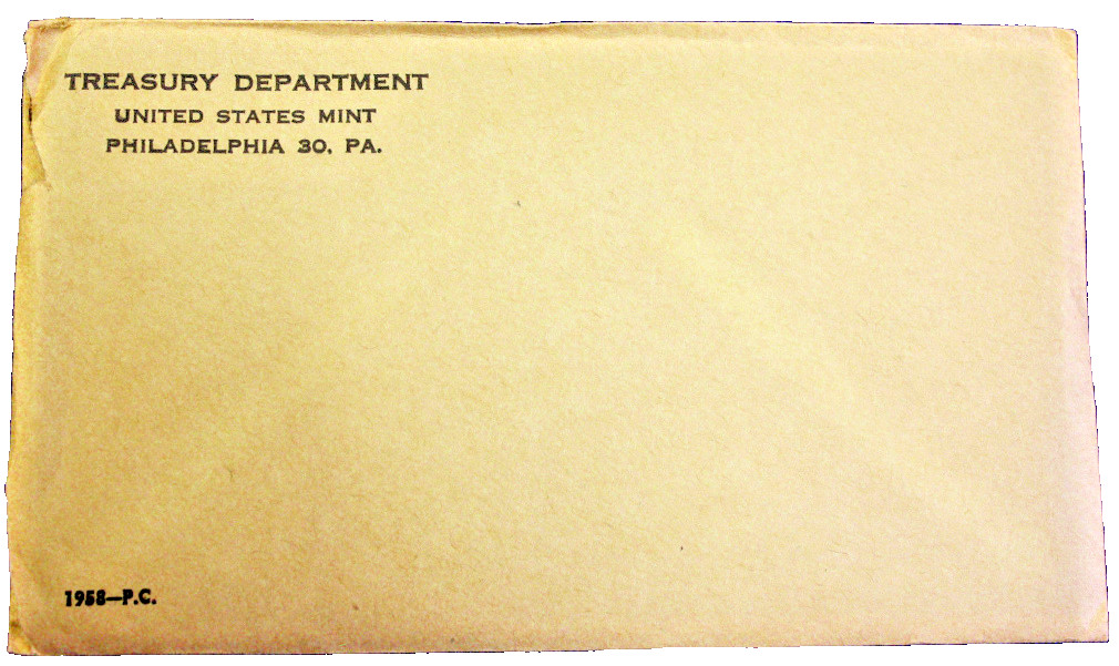 1958 United States Proof Set – Still Sealed in Original U.S. Mint Envelope