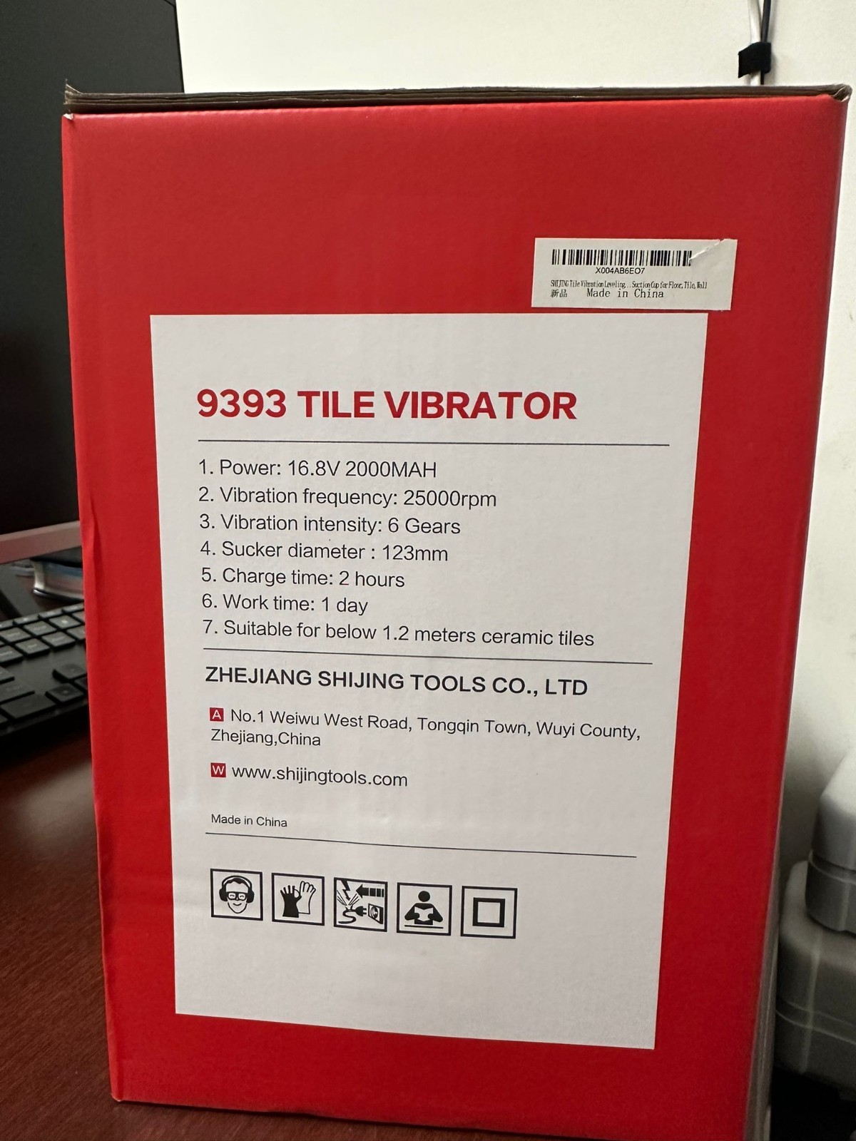 Tile Vibration Leveling Machine, Cordless 6 Speed