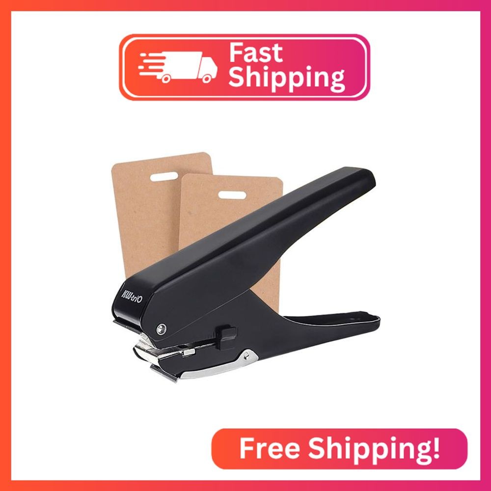 ID Card Slot Punch Badge Slot Hole Puncher Name Tag Punch Hand Held Hole Punch f
