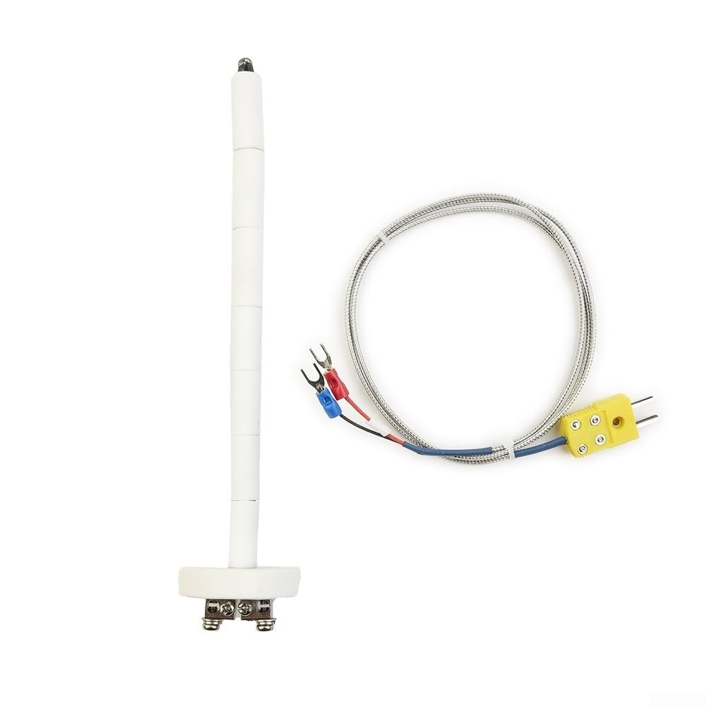 K Thermocouple Probe 3.3ft Wire Sensor For Ceramic Kilns -58/2372 F/C Unit