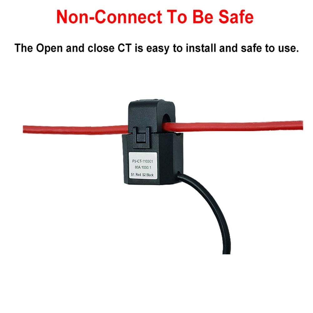 Tuya Meter 2 Way Bidirectional with Current Sensor Clamp App 6339