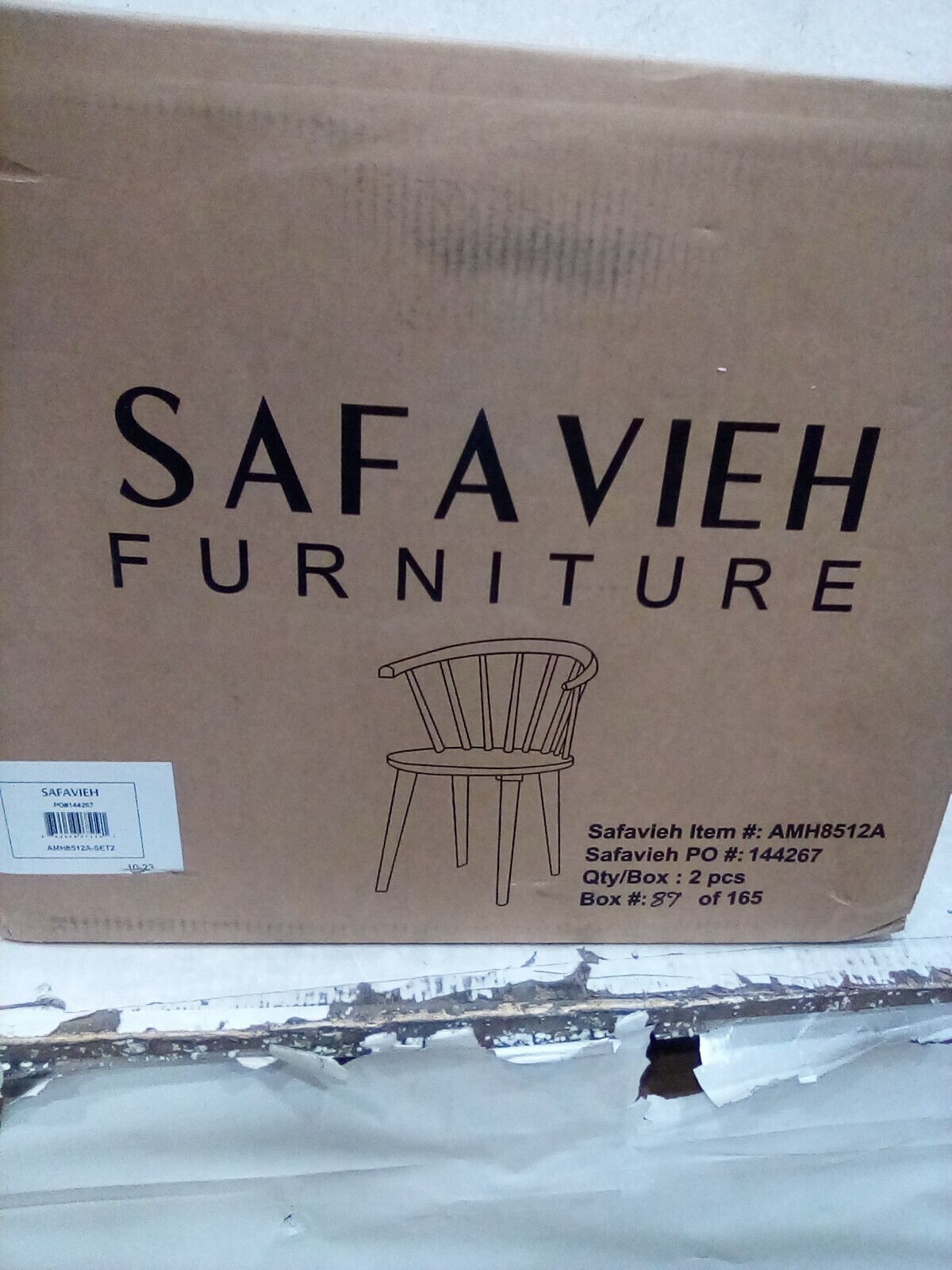 Safavieh BLANCHARD SIDE CHAIR, Reduced Price 2172729796 AMH8512A