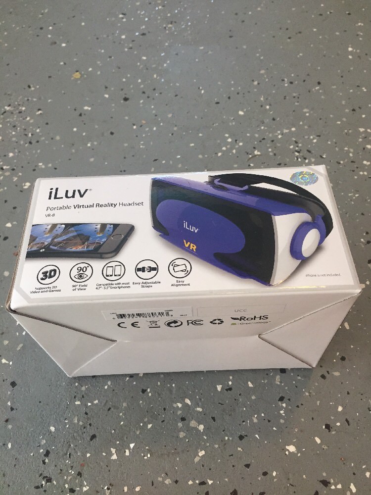 iLuv 3D Virtual Reality Headset for Smartphone - Blue