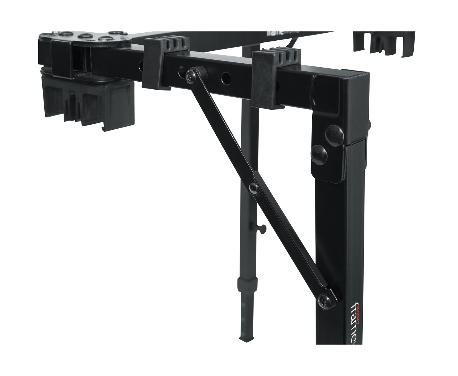 Gator Frameworks Adjustable T-Stand Folding Workstation or Keyboard Stand; We...