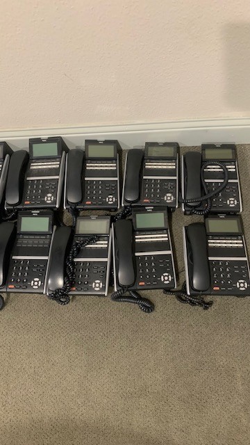 Business Office Phone NEC DT800 Series - ITZ-12D-3 (BK) TEL