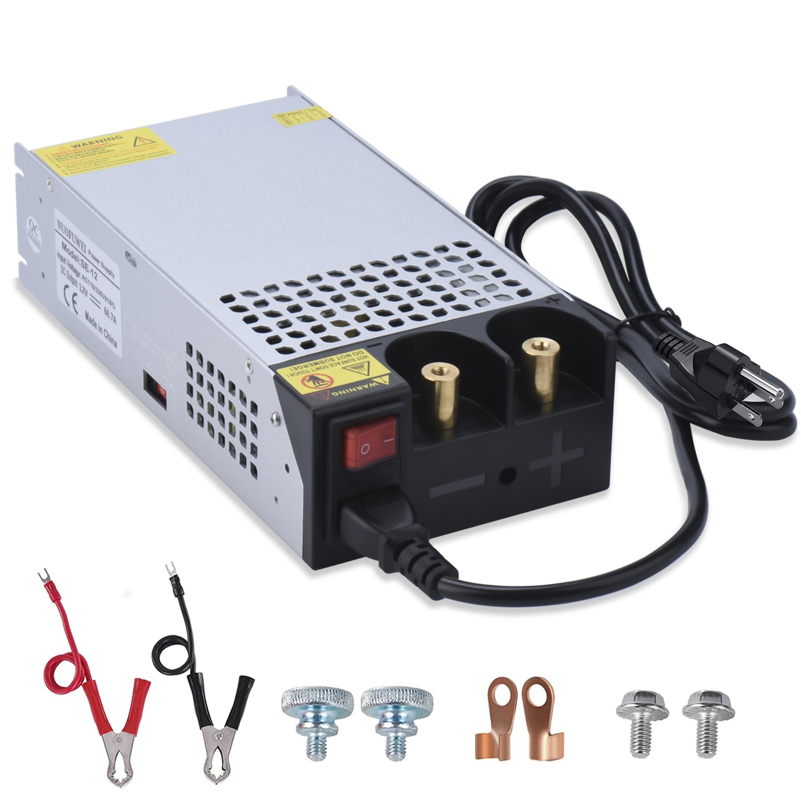 DC 12V 125A 1500W Power Supply 110V AC to