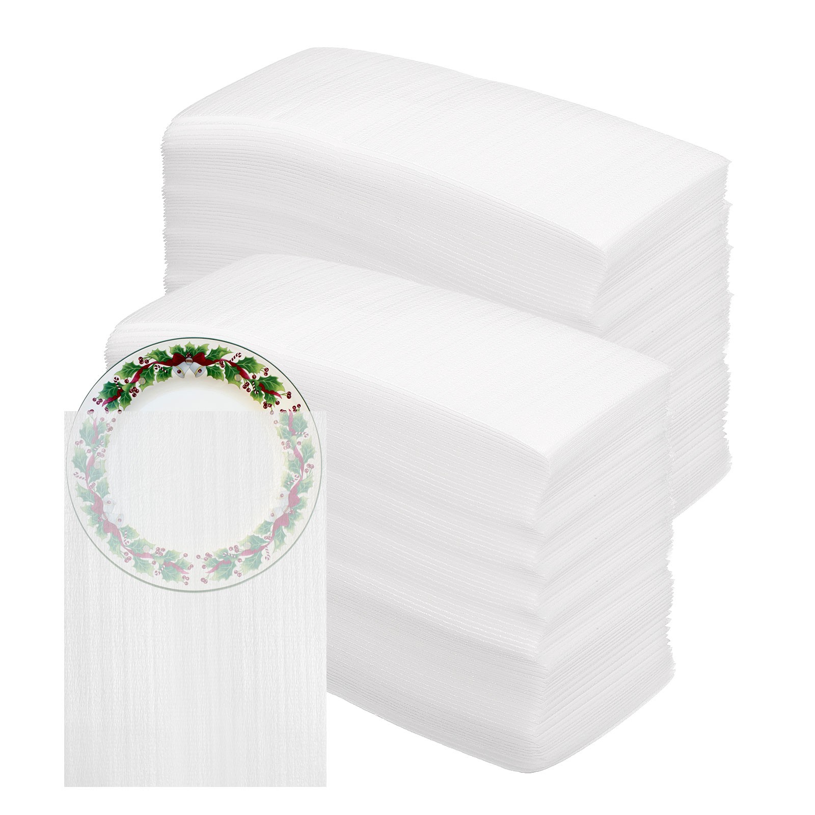 Foam Pouches, (3.1 x 6.3 Inch, White) (200 Pcs), Foam Cushion Pouches