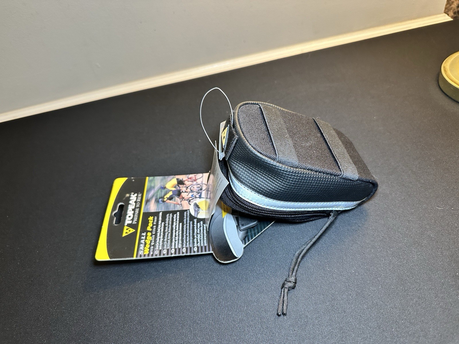 NOS Topeak  -Small Under Seat Bag - Wedge Pack Bike Saddle Pack Black TC2256B