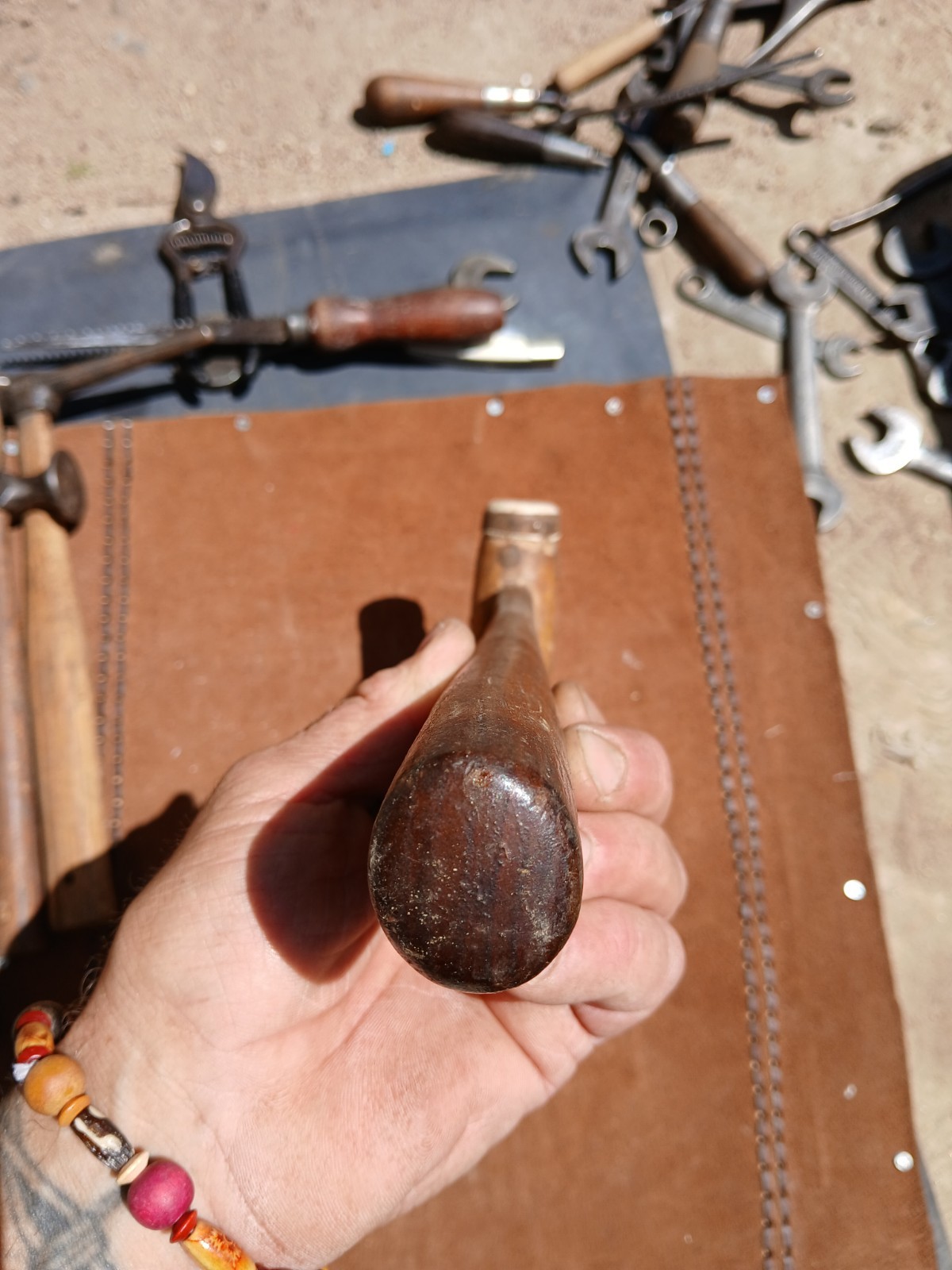 Vintage soft wood mallet, Auto body