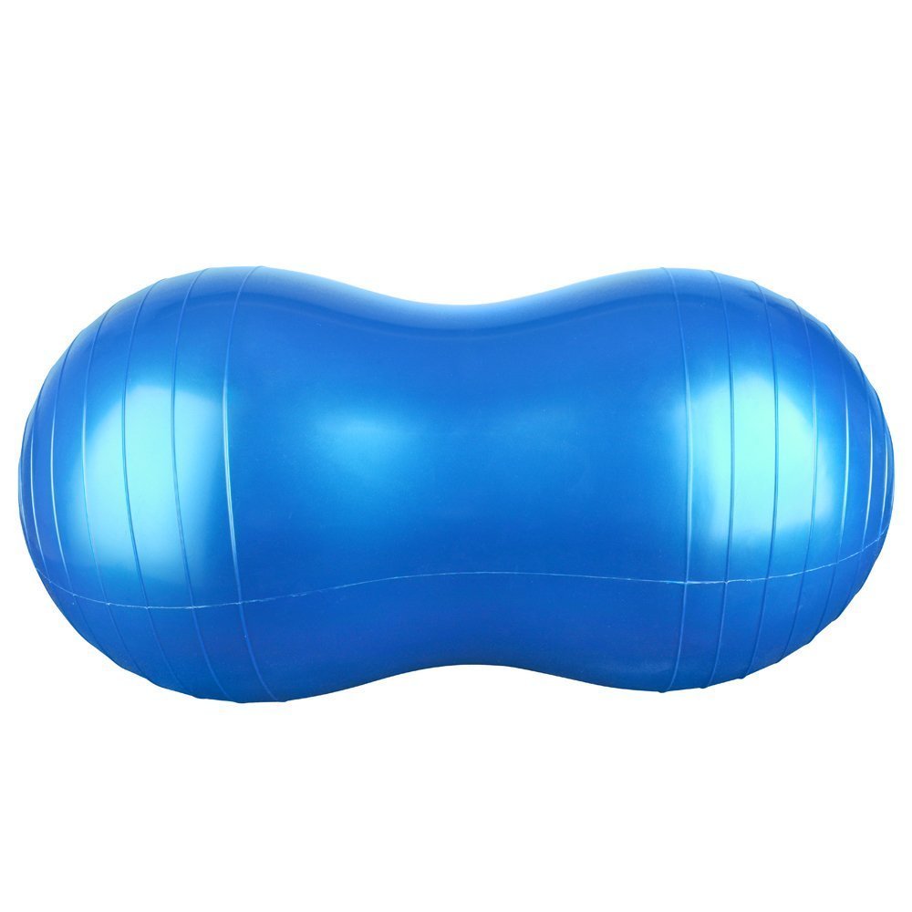 New PVC Peanut Shape Fitness Yoga Exercise Workout Ball Therapy Pilates Yoga