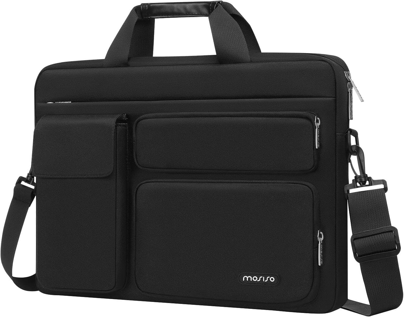 Laptop Shoulder Bag 15.6 Inch, 15-15.6 Inch Computer Bag Compatible with Macbook