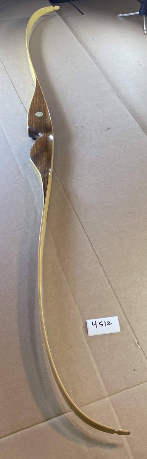 Wood Recurve Bow Alaskan Bear 9F1004 AMO-62” 25# Vintage Archery Hunting 4S12
