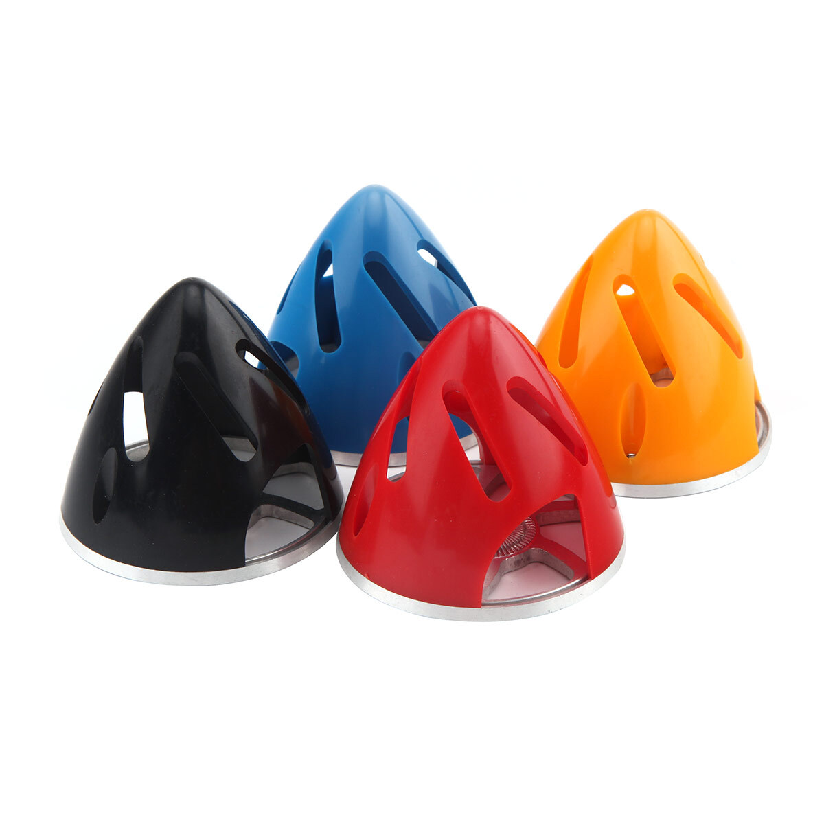 1PC 2.75"/70mm Aluminum Backplate Plastic Propeller Hollow Spinner For RC Plane