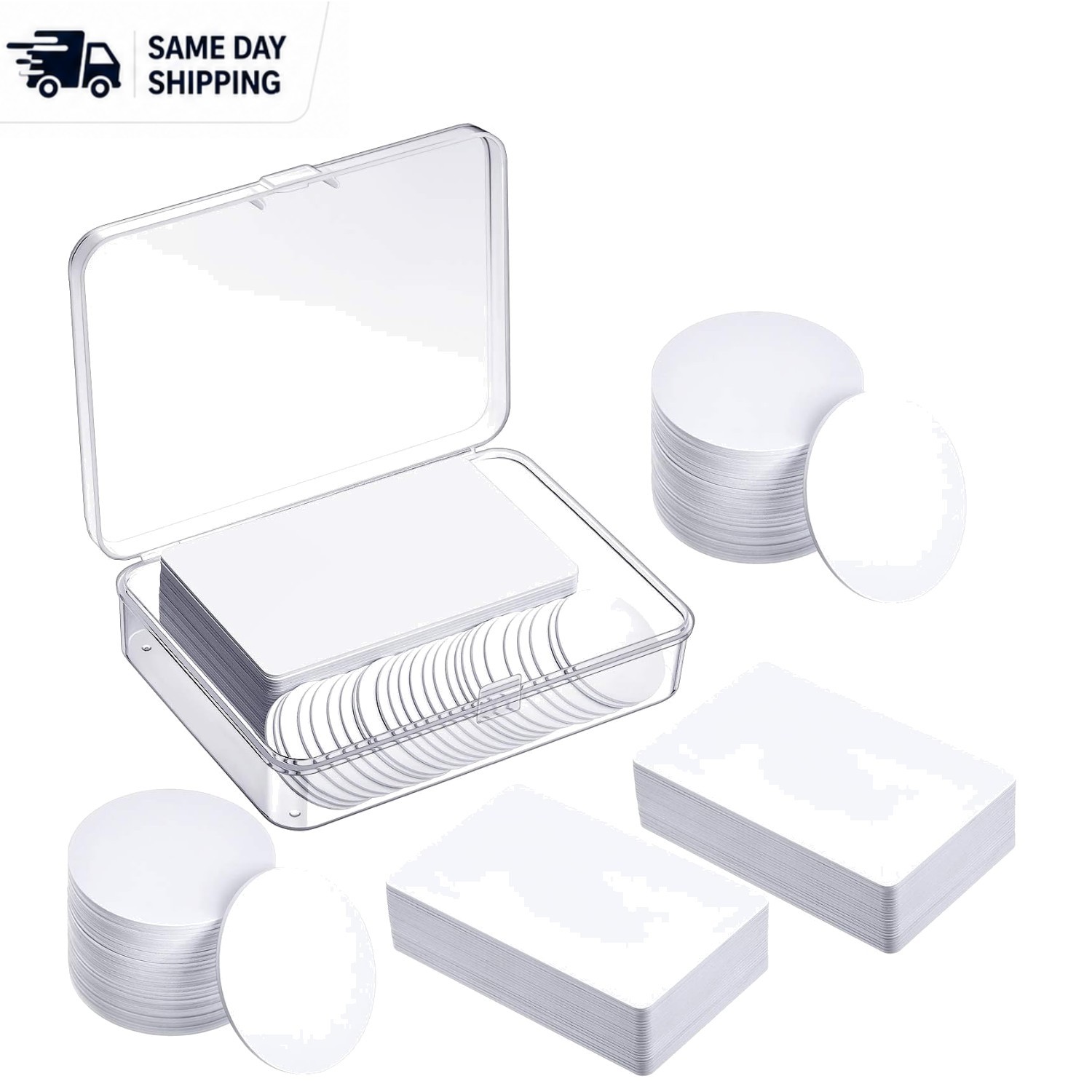Versatile 50-Pack NFC 215 Blank Cards - Ideal for Gaming & Information Storage