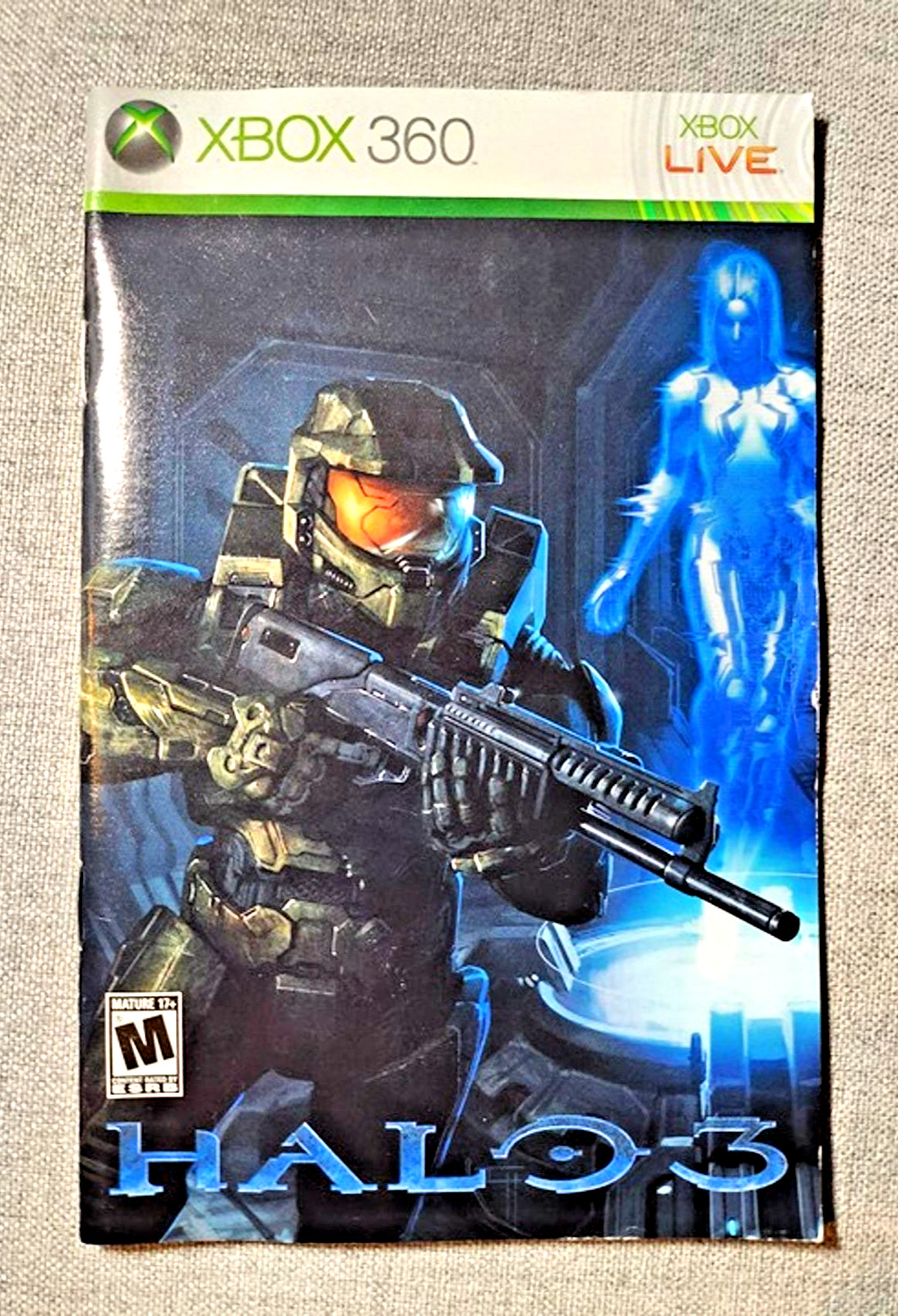 Halo 3 Instruction Manual Only - Xbox 360