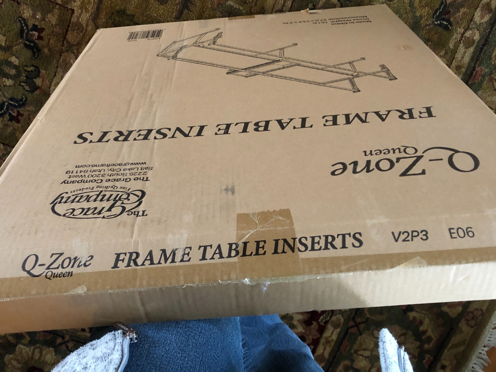 NEW Table Inserts for Grace Company Q-Zone Queen Frame