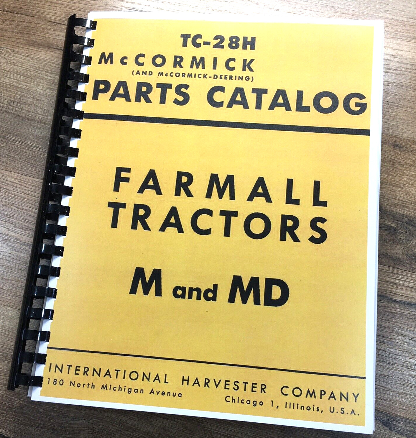 Farmall International M Md Tractor Parts Manual Catalog Book Schematic Assembly