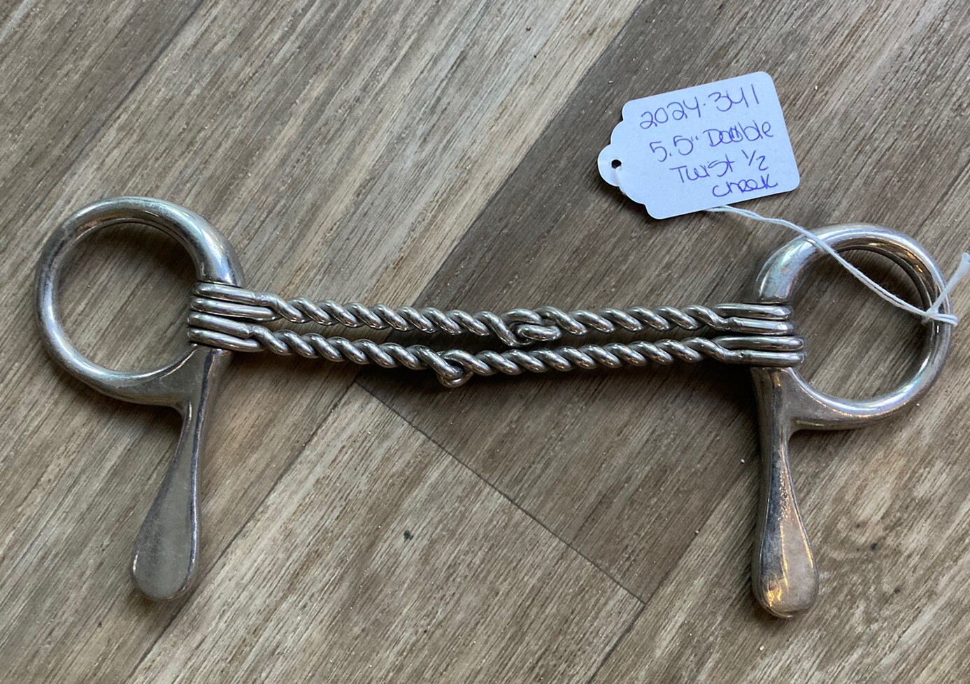 5.5” Double Twist Half Cheek Horse Bit