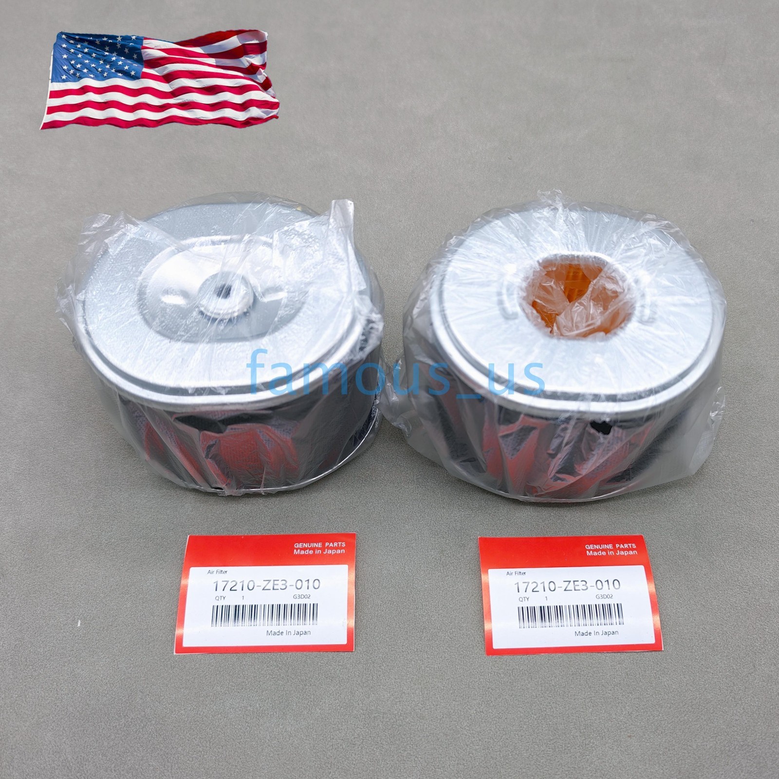 OEM!! 2pcs Air Filter For Honda GX340 GX390 11-13HP 17210-ZE3-505 17210-ZE3-010