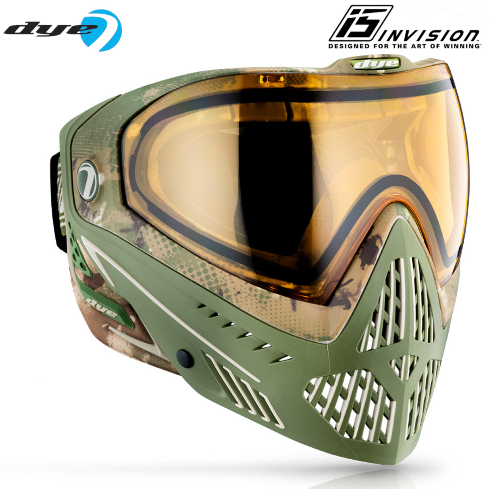 Dye Paintball I5 Thermal Anti-fog Paintball Mask Goggle System DYECAM Camo