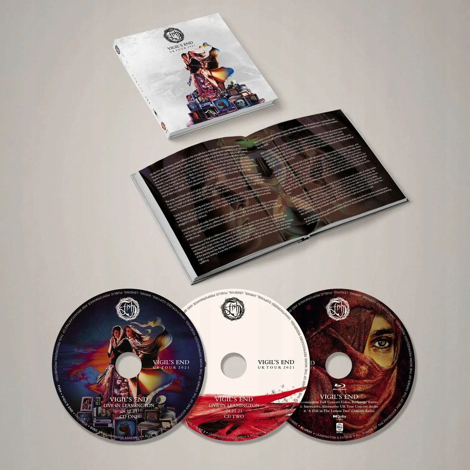 Fish Vigil's End (UK Tour 2021) (CD) 2CD + Blu-ray (UK IMPORT)