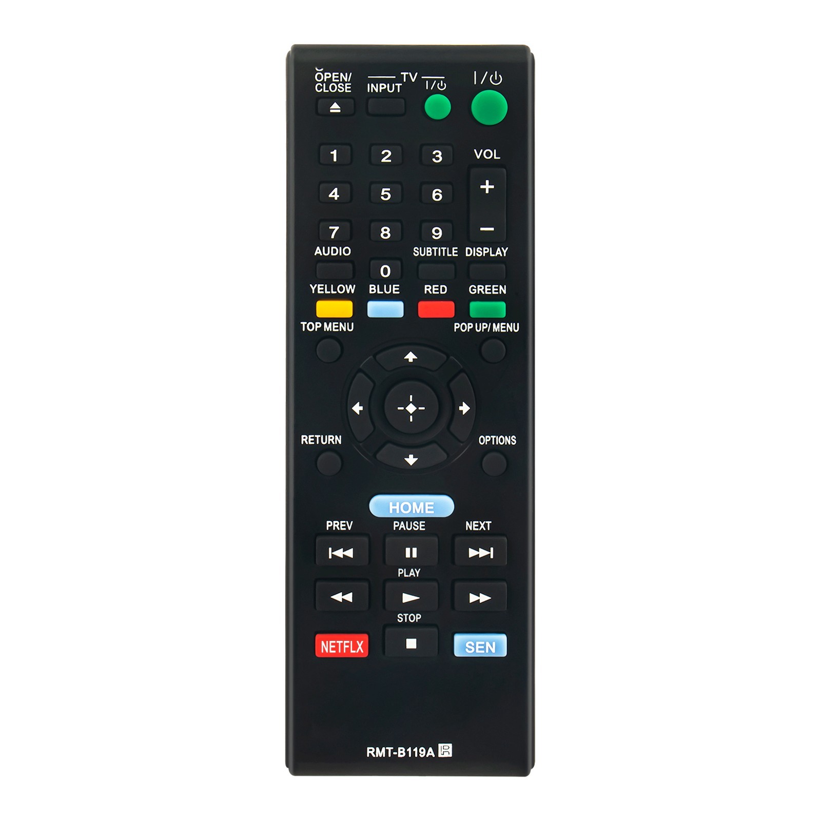 RMT-B119A New Replacement Remote For Sony DVD Player BDP-S390 BDP-BX39