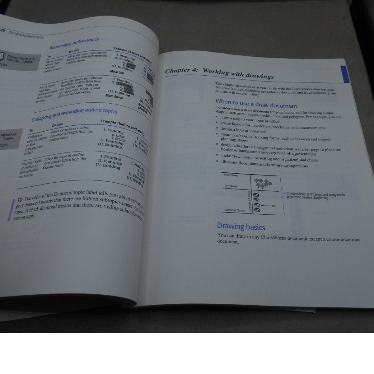 Vintage ClarisWorks User's Guide 1994 Integrated Software for Macintosh