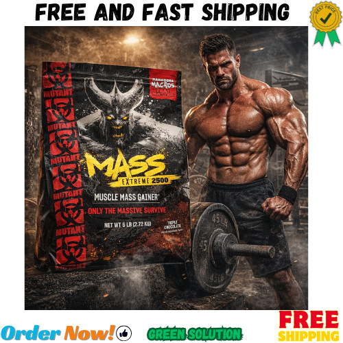 Mutant Mass Extreme Gainer – Whey Protein Powder – Build Muscle Size and Stre...