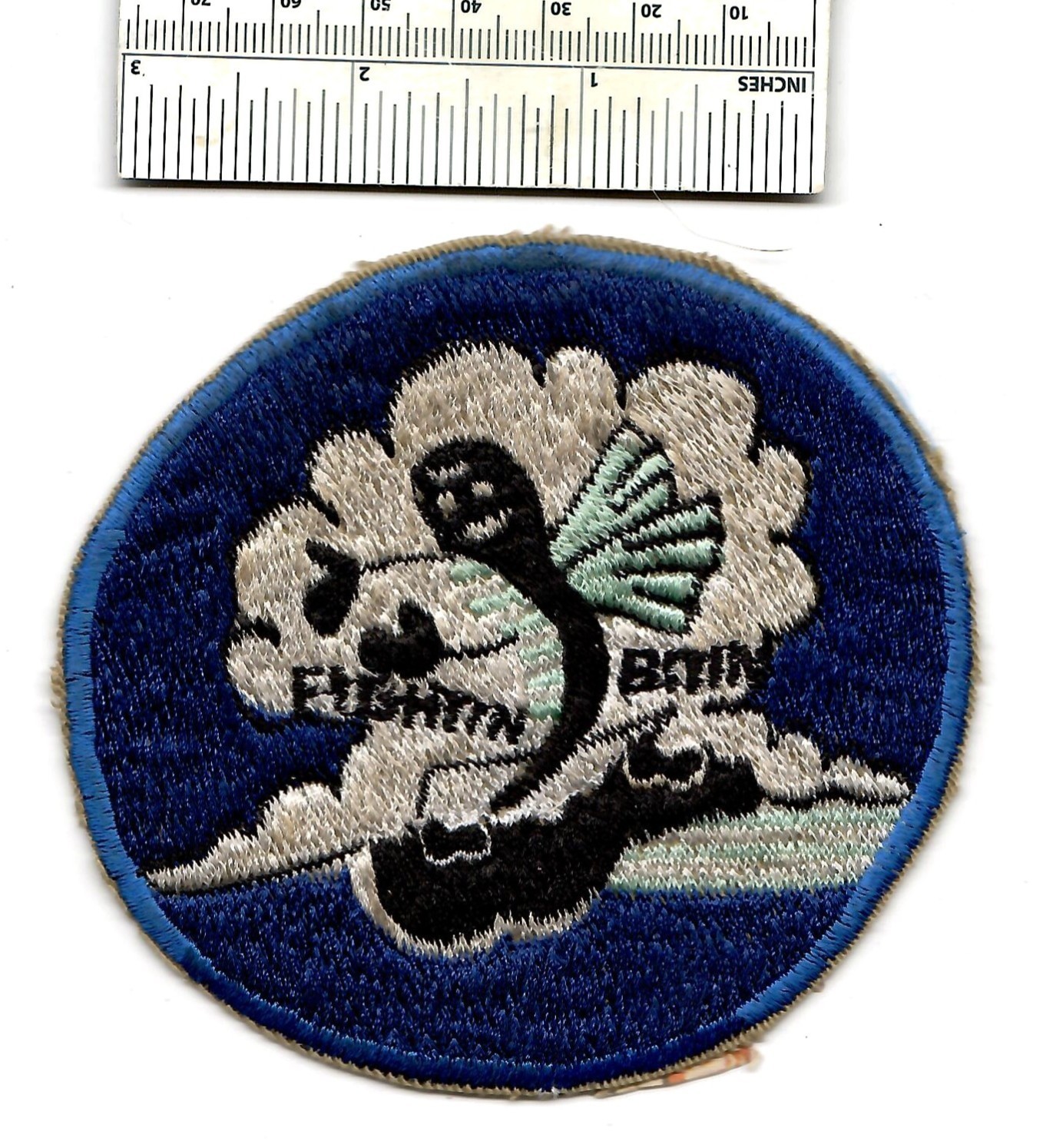 WW2 369th Bomb Squadron FIGHTIN' BITIN USAAF US Army Air Force Patch WWII Squad