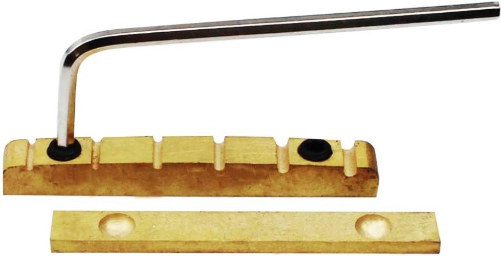 High-Quality 43mm Brass Guitar Nut, Compatible with 6-String Les Paul Models