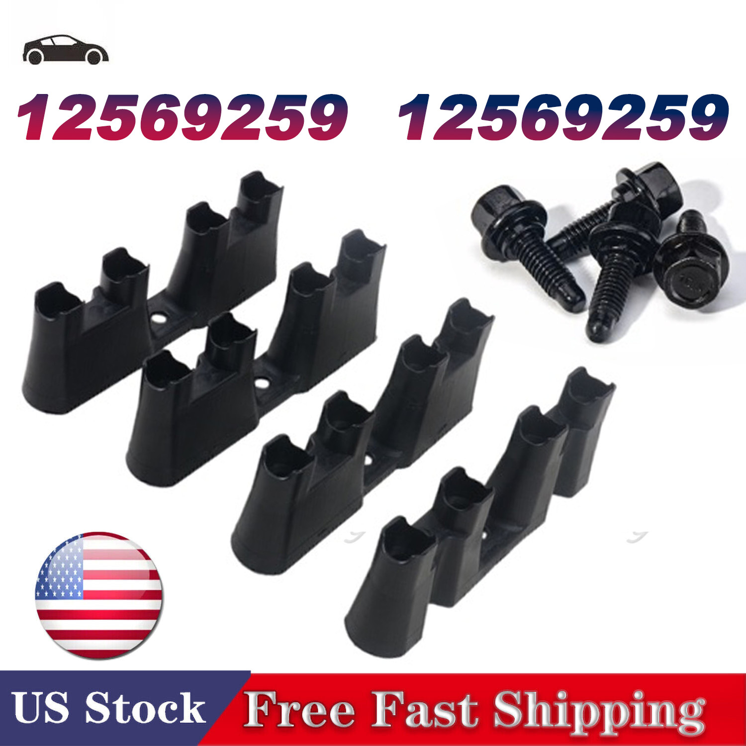 Lifter Guides Trays Set w/,Bolts Fits Chevy GM 5.3 5.7 6.0 LS1 LS2 LS7 Non-AFM