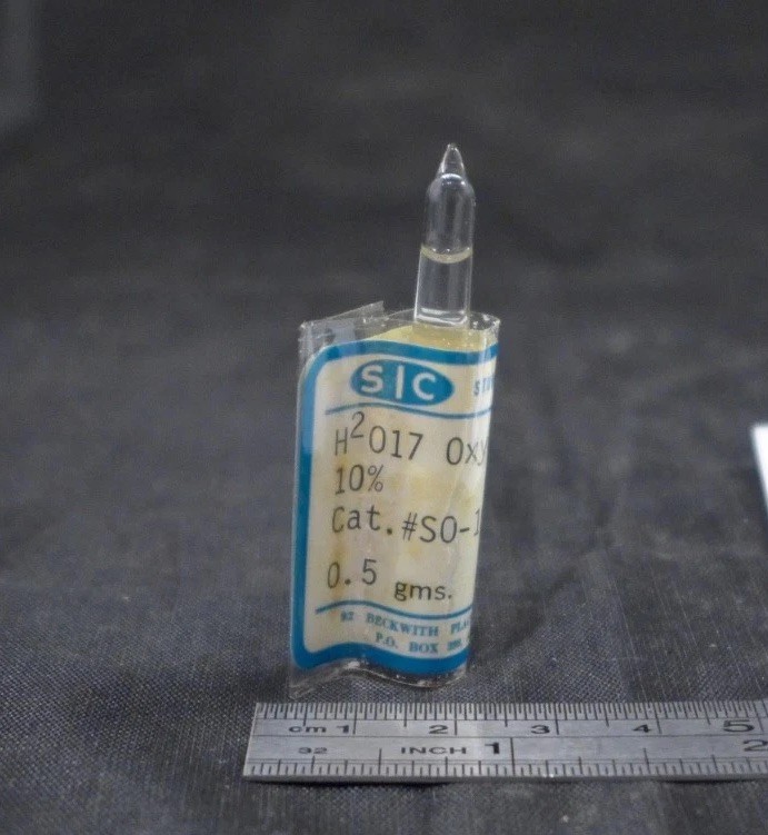 STOHLER ISOTOPE H217O Water, 10% O-17 enriched, 0.5g ampule #SO-15