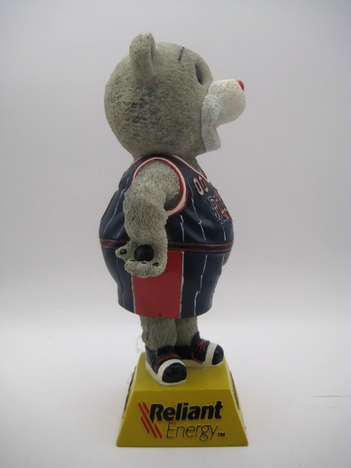 CLUTCH HOUSTAN ROCKETS MASCOT 2001-02 SGA “BOBBLE BELLY” BOBBLEHEAD FREE SHIP