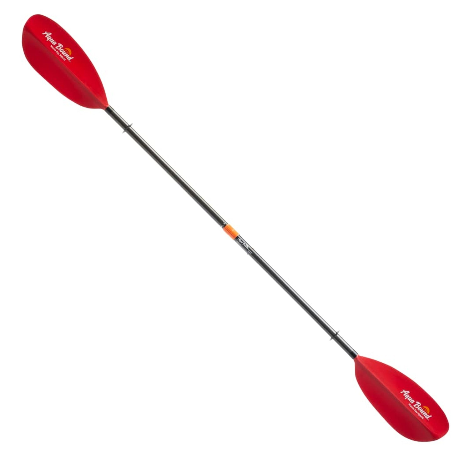 AQUA BOUND Manta Ray Hybrid 2-Piece Posi-Lok Kayak Paddle - Carbon Shaft, Fib...