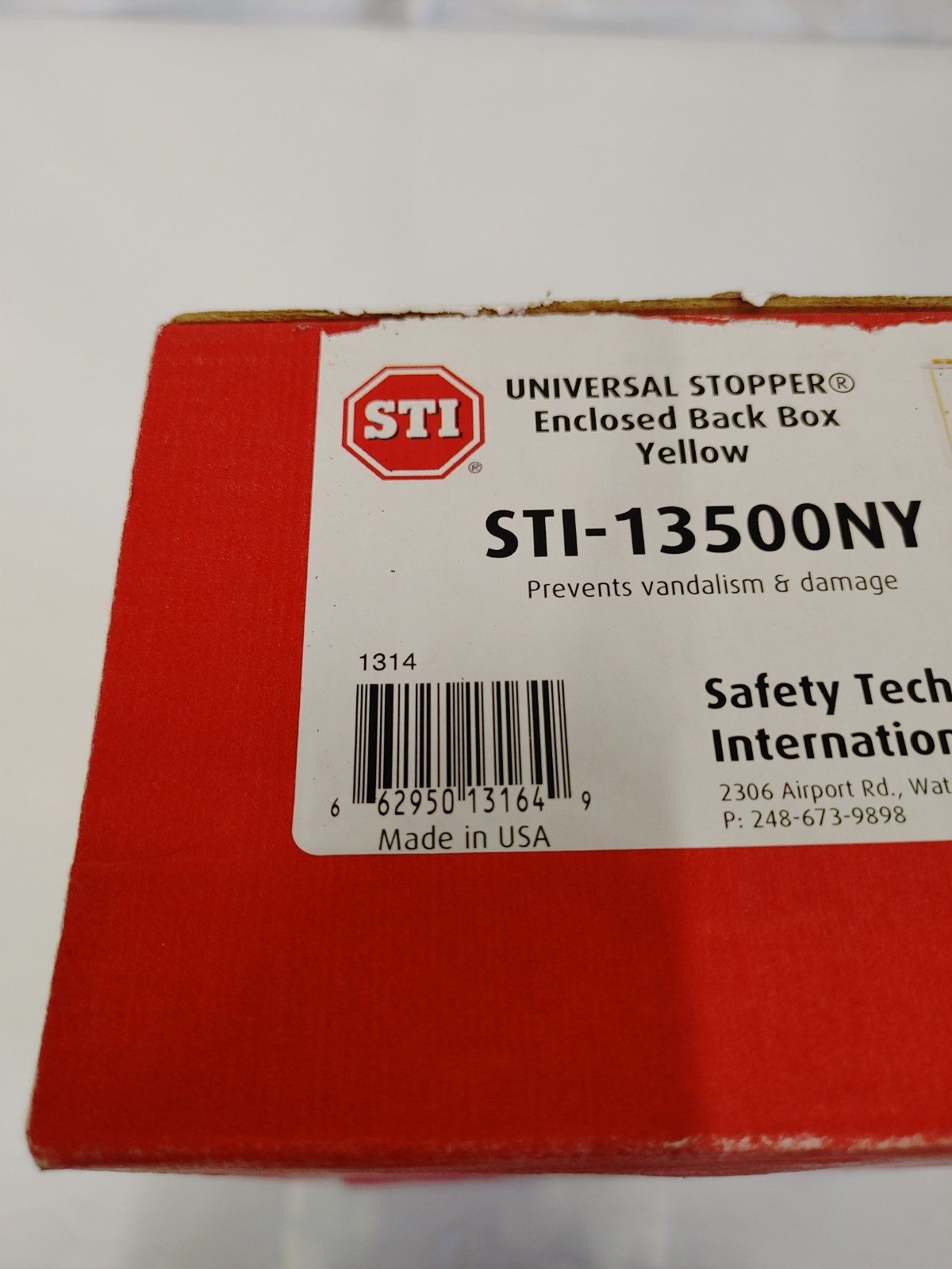 STI-13500NY Universal Stopper Surface