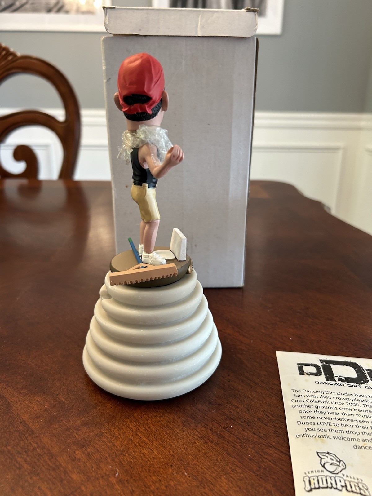 Lehigh Valley IronPigs Philadelphia Phillies Chia Dancing Dirt Dudes Bobblehead