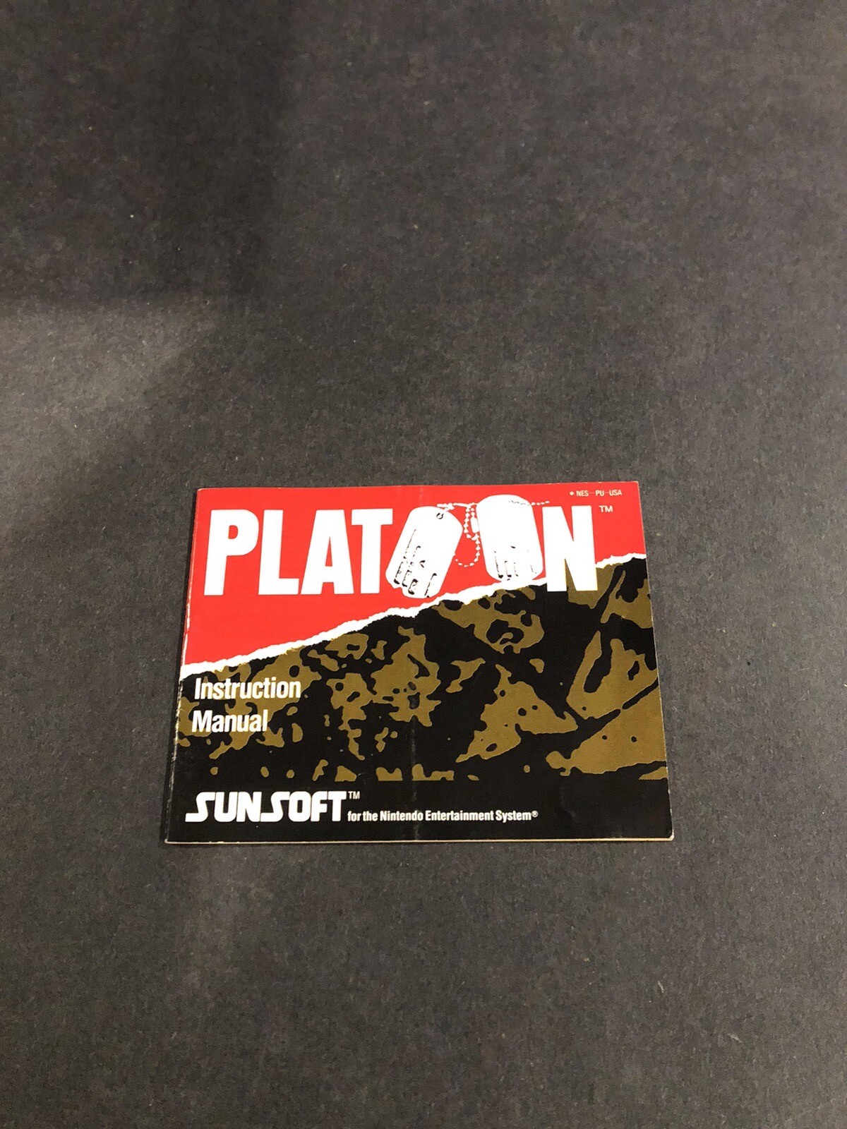 platoon nes Manual