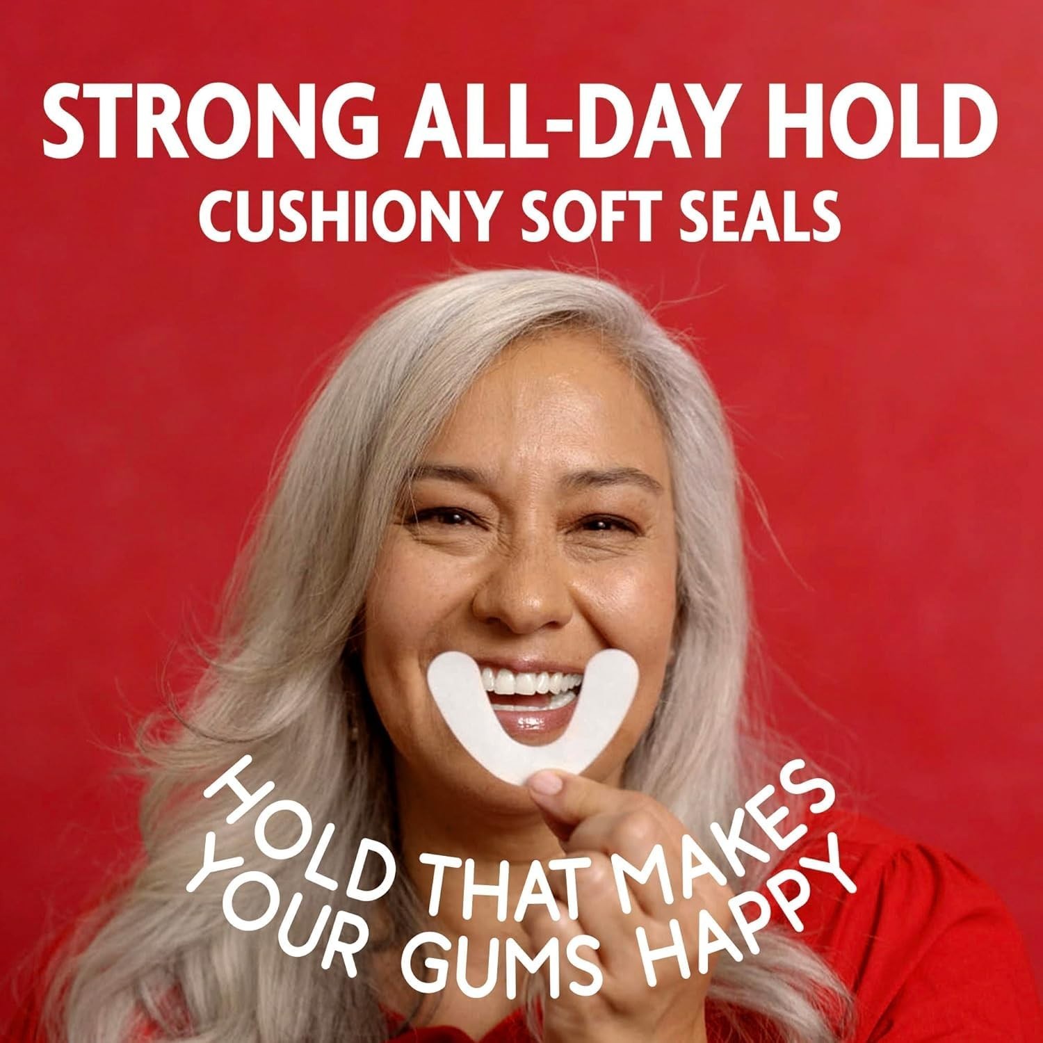 Secure Lowers Denture Adhesive Seals | 30 Count, Easy Application