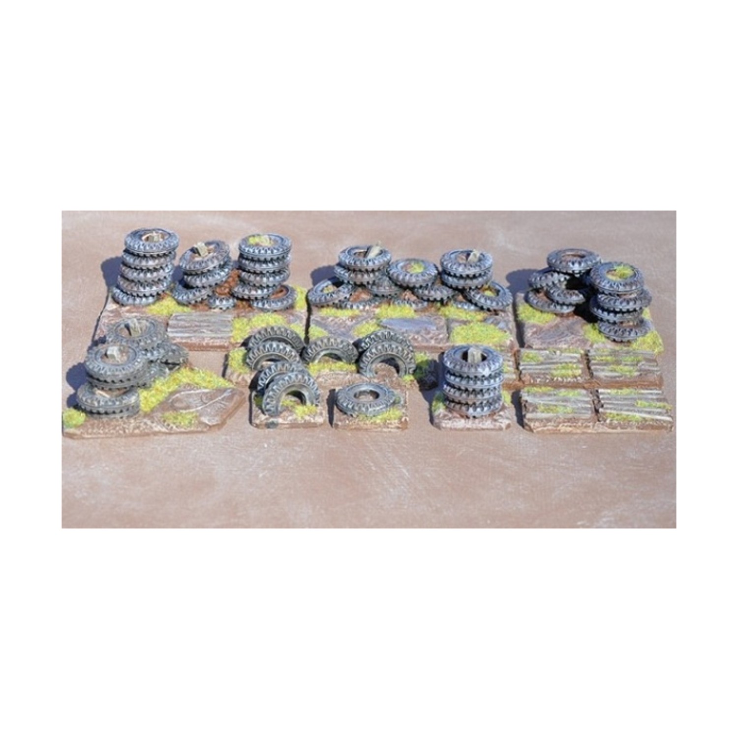 Ainsty Mini Terrain 28mm Tyrewall Set New