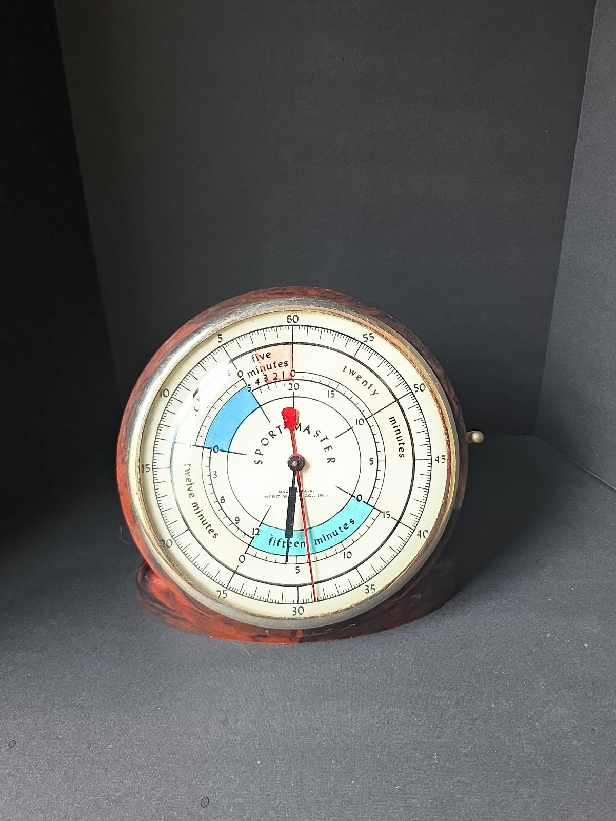 Vintage Sport-Master Timer StopClock Merit Watch Company NY  As-is Untested