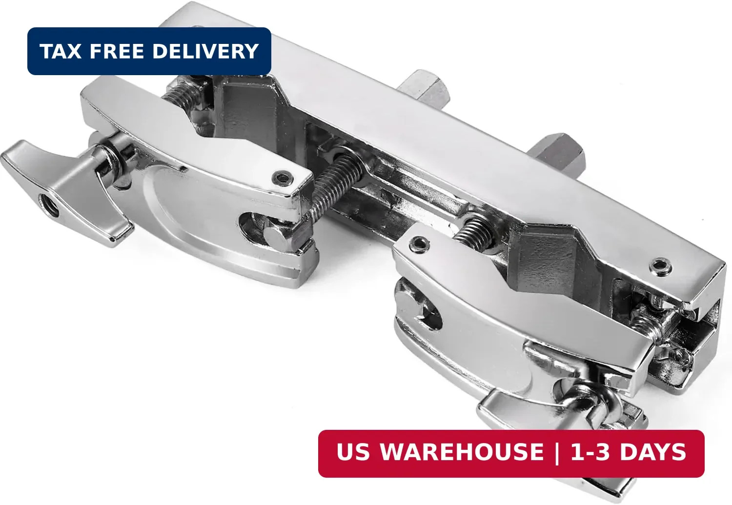 Silver Multi-clamp, Adjustable Quick Release Multi-clamp Construct with