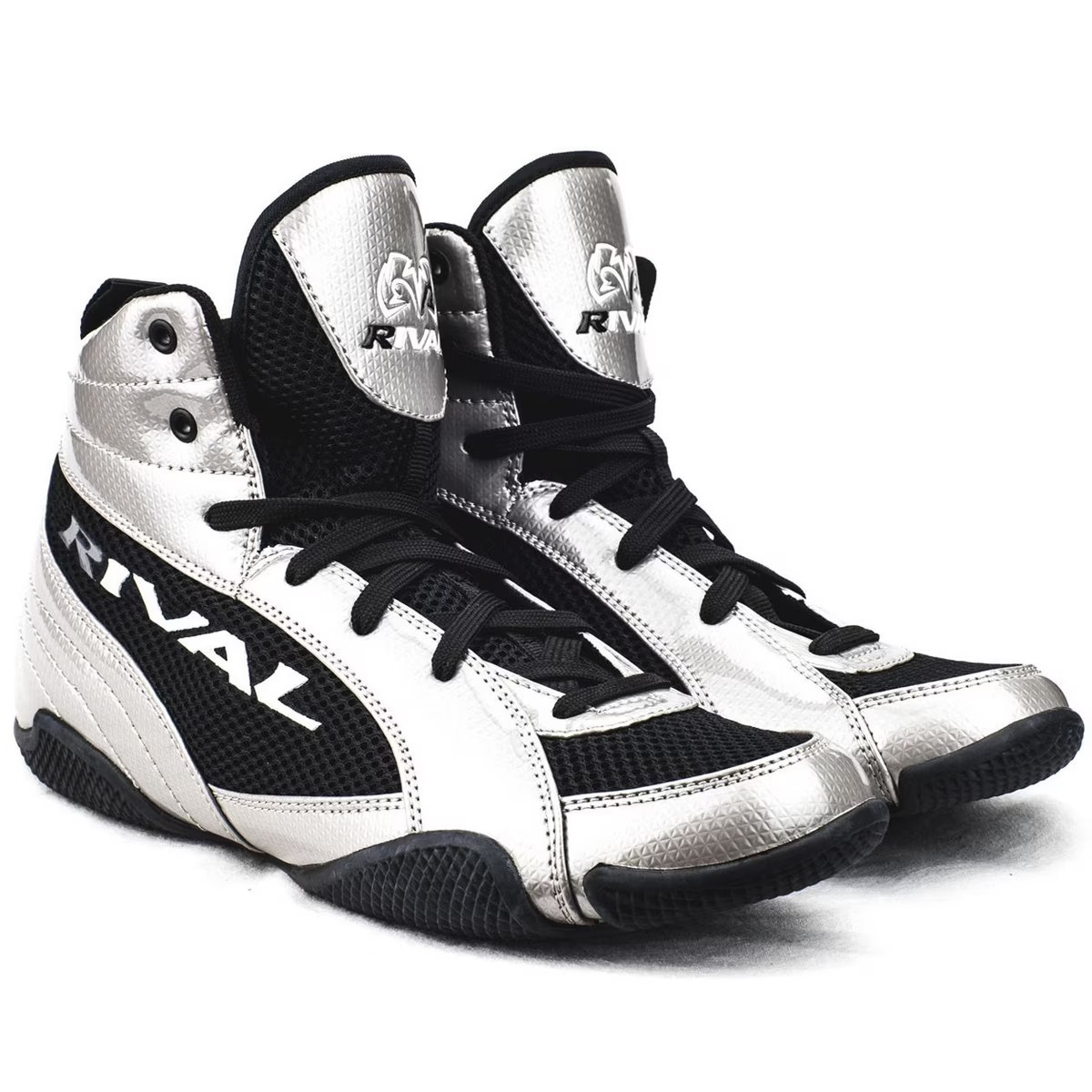 Rival RSX-Guerrero Boxing Boots | Silver/Black | Size US 12 | New