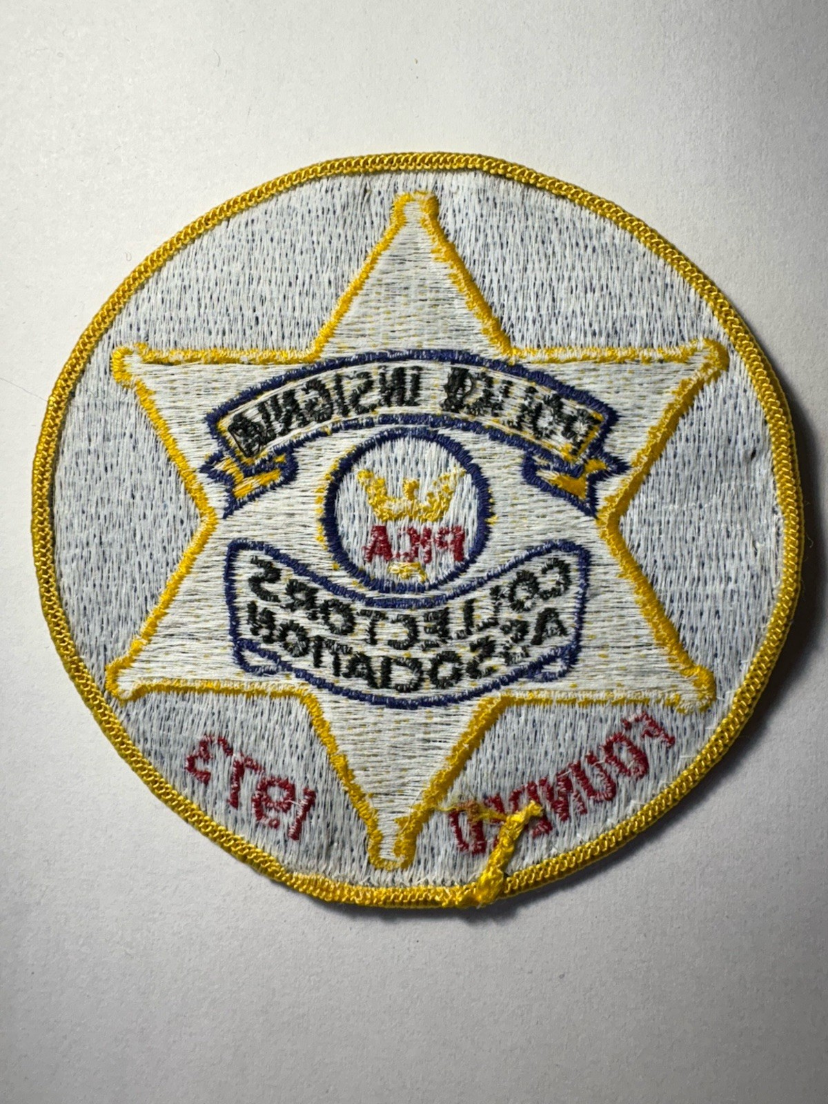 Police Insignia Collectors Association Patch