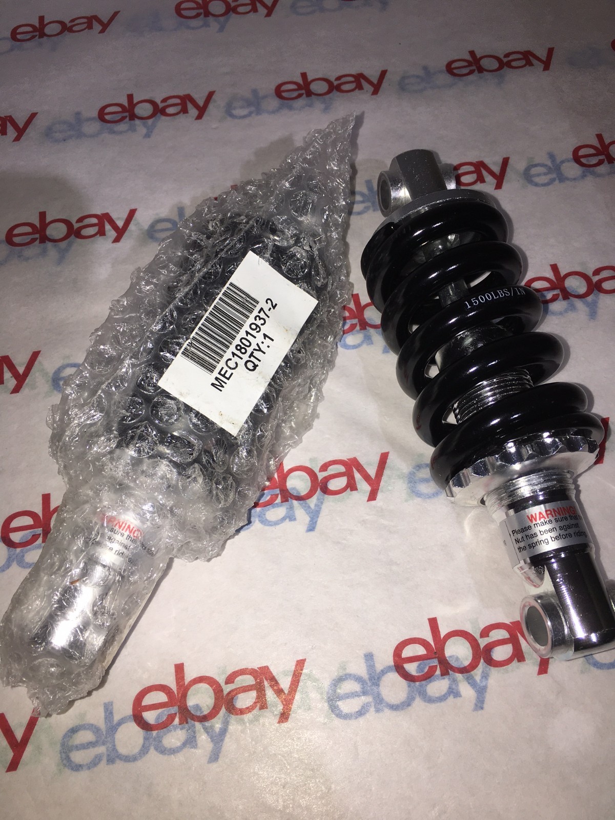 PRIDE Front Suspension Springs with Attaching Hardware MEC1801937-2 (PAIR)