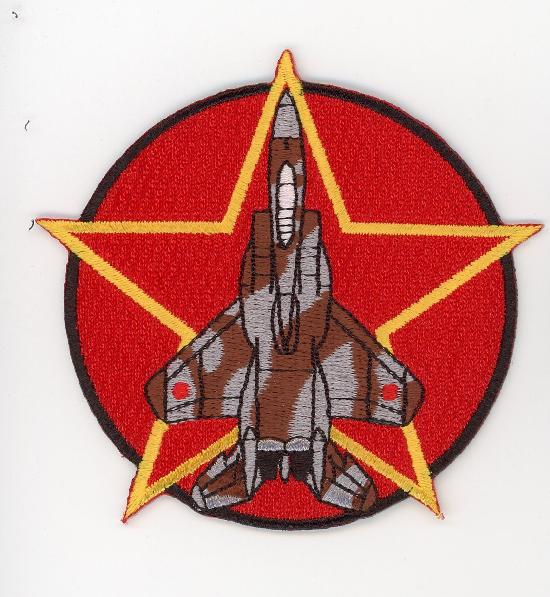 PATCH JAPAN JSDAF F-15 AGRESSOR STAR IRON ON PARCHE