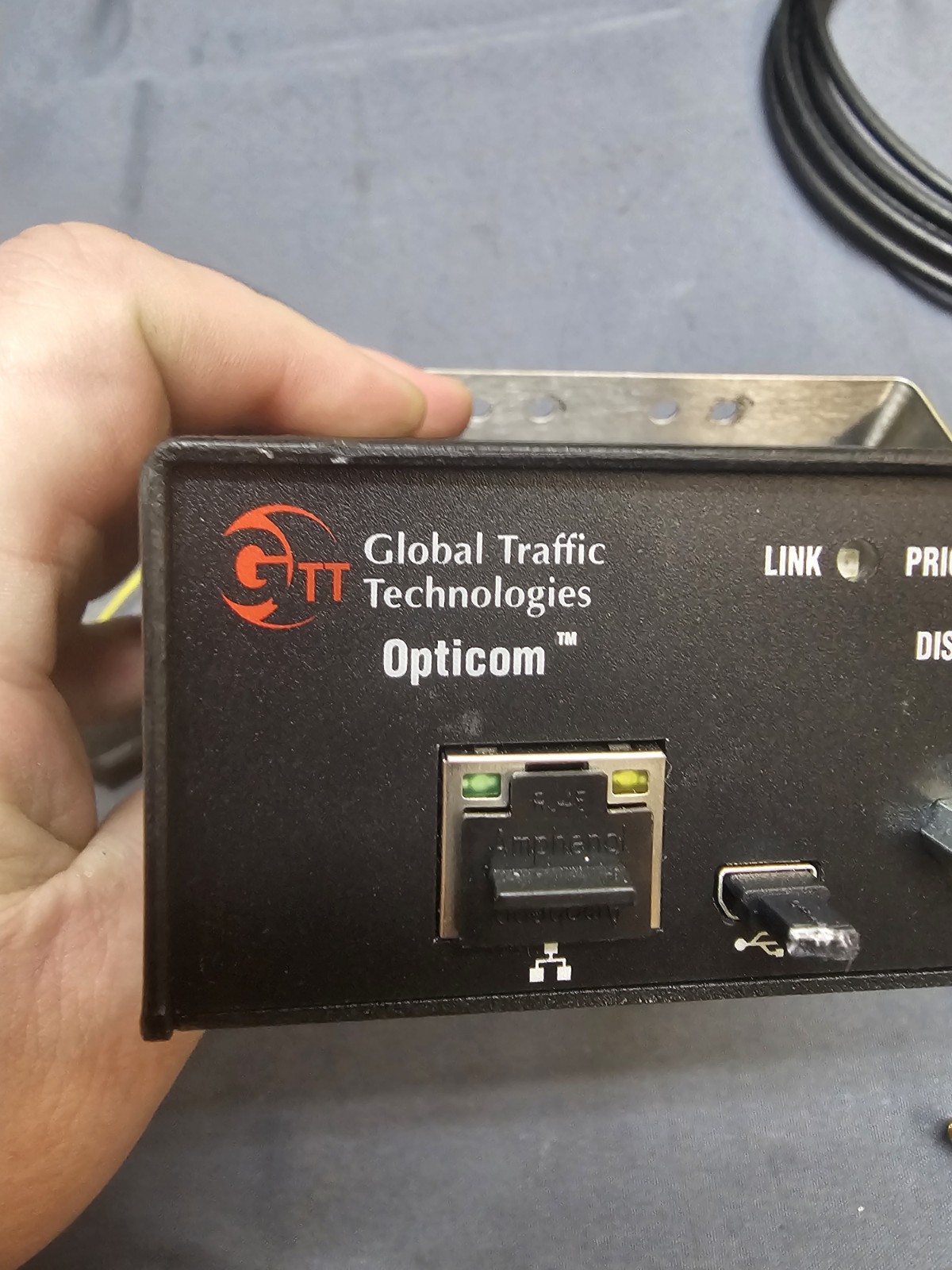 Global Traffic Technologies GTT Opticom 2100 2101 Vehicle Transmitter Radio GPS