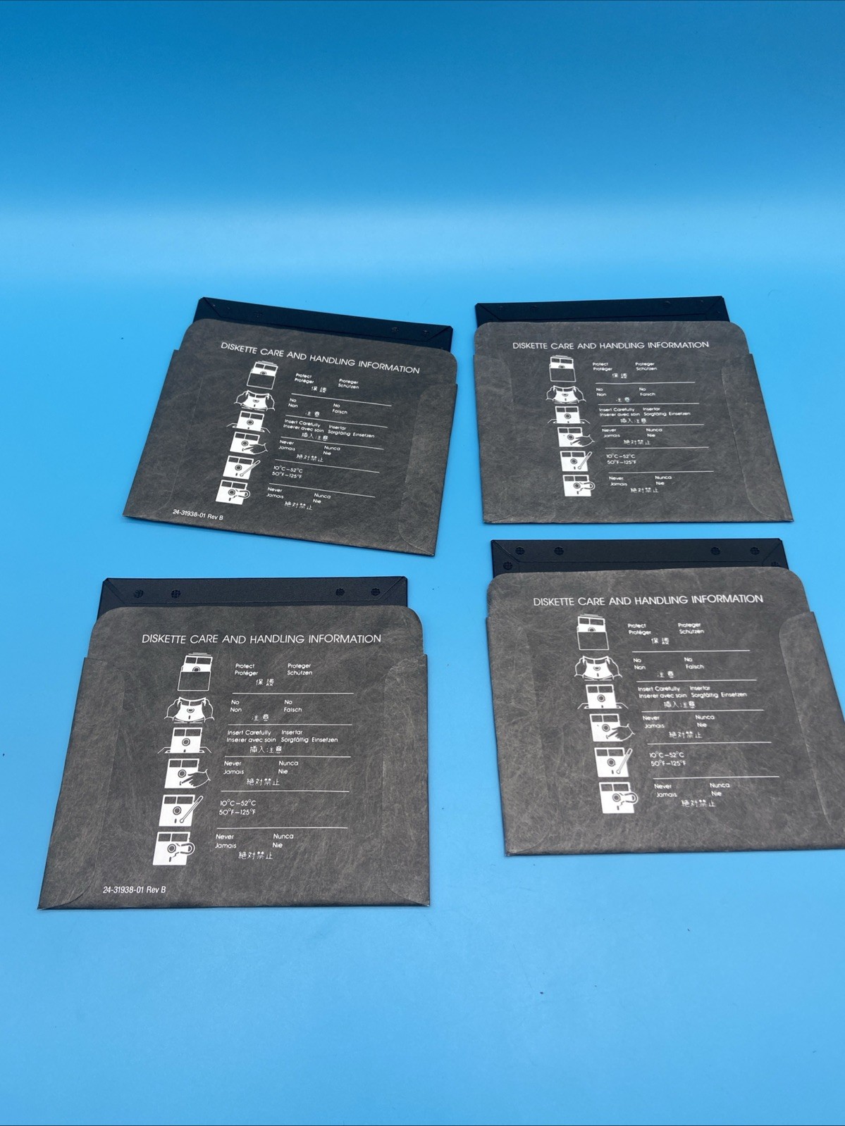 (2 Sets) Mountain FileSafe Tape Software v5.2.3-TD - 4x 5.25" Floppy Disk As Is
