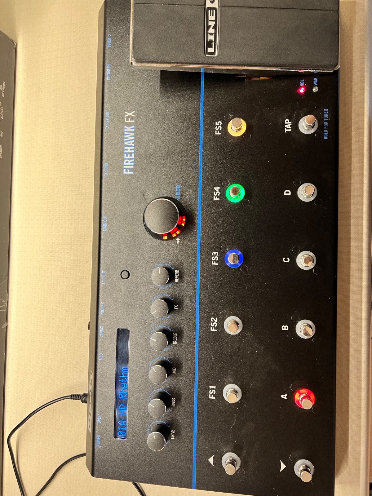 Line 6 Firehawk FX Multi-Effects Guitar Effect Pedal w/Original Box